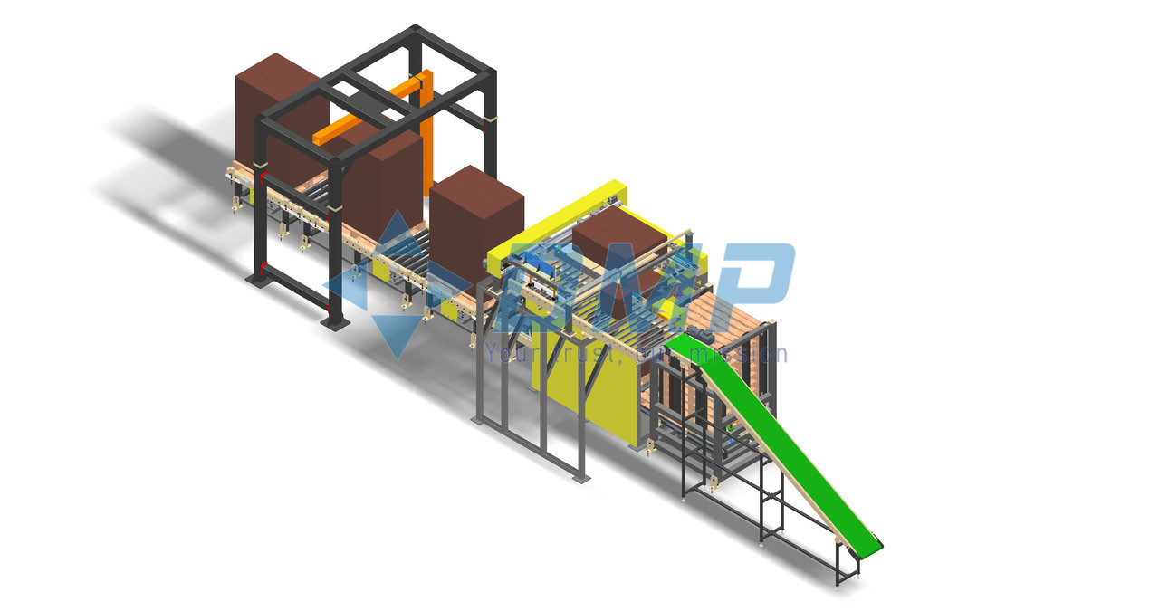 Máy xếp lớp pallet